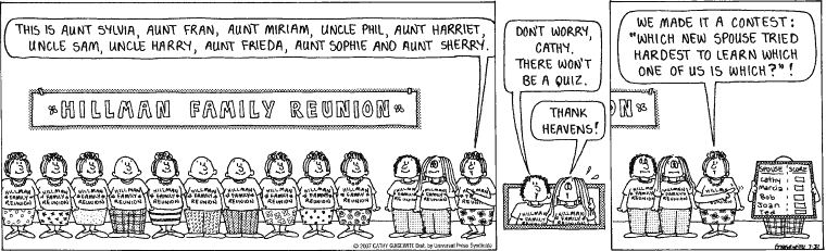 Family reunion of the damned – The Comics Curmudgeon