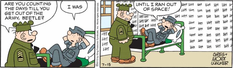 760px x 223px - Beetle Bailey â€“ Page 87 â€“ The Comics Curmudgeon