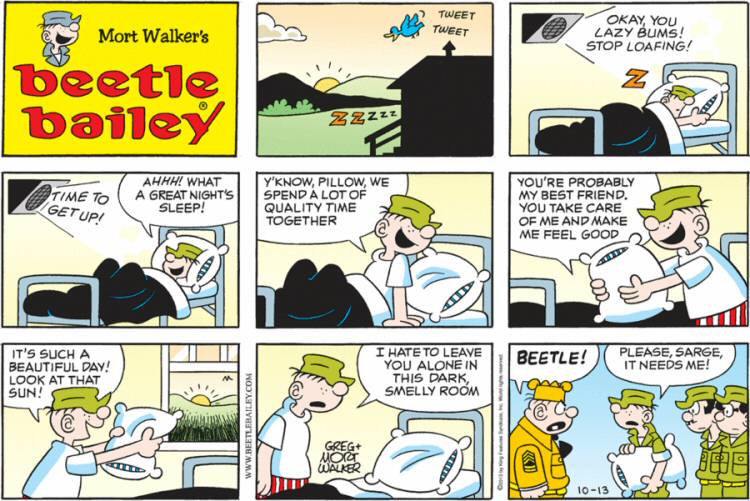 Beetle Bailey, 10/13/13.