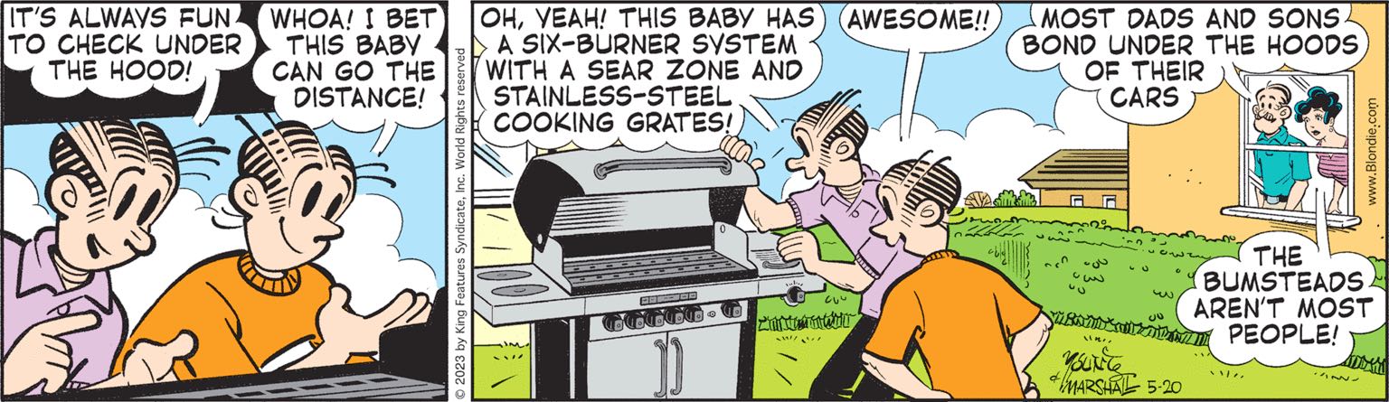 Can't stop staring at that blatantly traced grill â€“ The Comics Curmudgeon